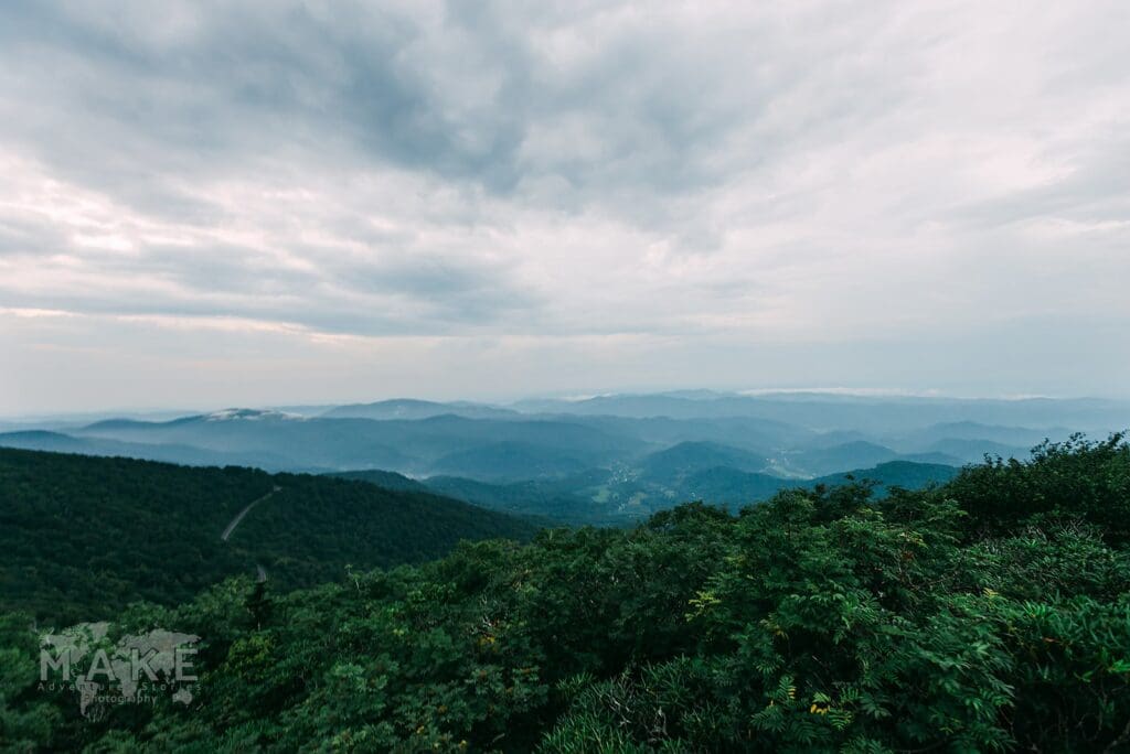 This is a picture of the rolling hills of north carolina that was hit by Hurricane Helene